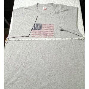 Target Gray American Flag T-Shirt XL - 80% Cotton 20% Polyester